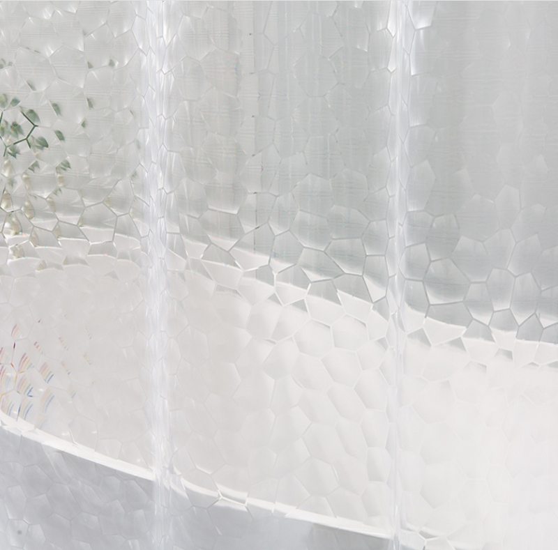 3D Water Cube Shower Curtain 180x180 image 2