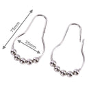 Stainless Steel Polished Chrome Shower Curtain Rings image 2