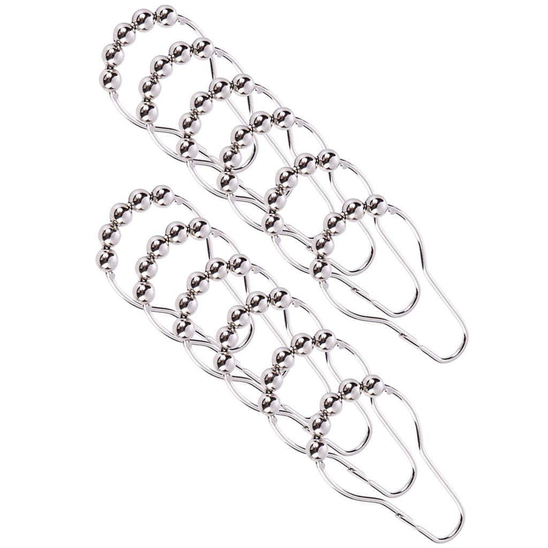 Stainless Steel Polished Chrome Shower Curtain Rings image 3