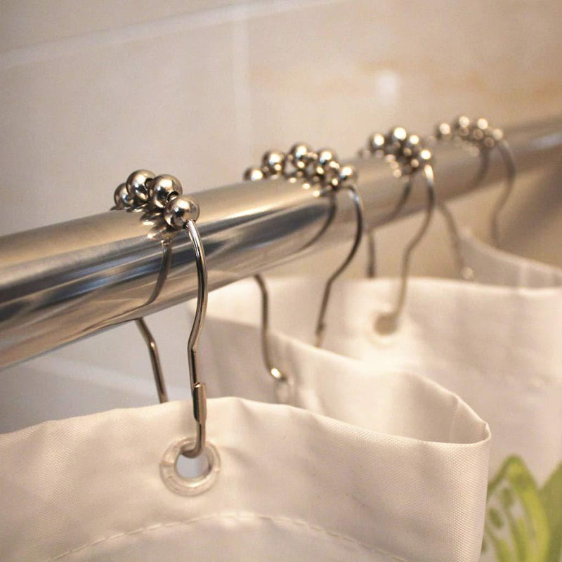 Stainless Steel Polished Chrome Shower Curtain Rings image 4