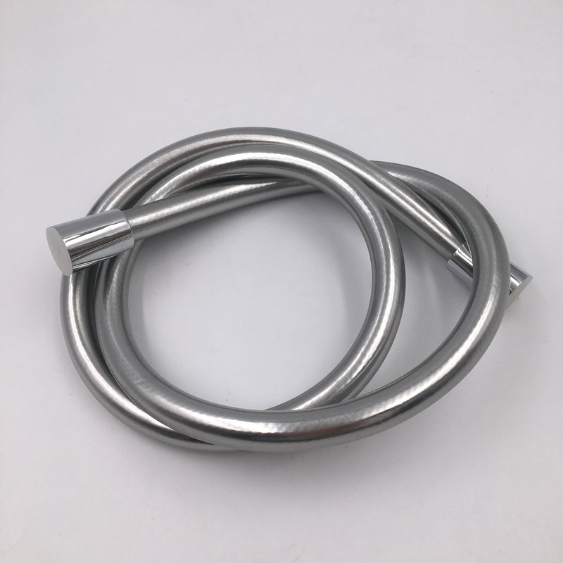 Easy Clean Smooth Silver Shower Hose - 200cm Long image
