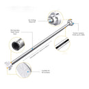 Extendable Shower Curtain Pole 125cm-220cm
